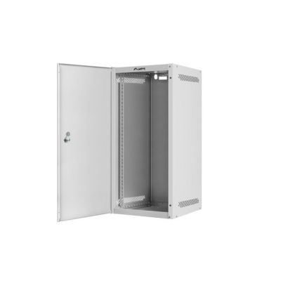 3. LANBERG WALL-MOUNTED RACK CABINET 10" 12U 280X310 GRAY, METAL DOORS (FLAT PACK) WF10-2312-00S