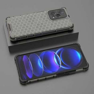 3. Honeycomb case for Xiaomi Redmi Note 12 Pro+ armored hybrid cover black
