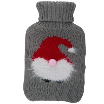 5. RUBBER HOT WATER BOTTLE IN ALPINA COVER 0.7L SANTA CLAUS