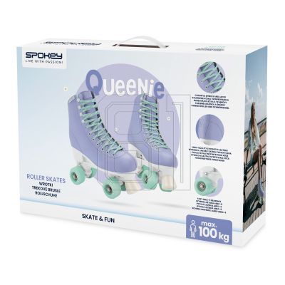 8. Spokey Queenie SPK-944656 adjustable roller skates size 39-42