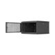 4. Lanberg 19" 6U 600x600 black wall-mounted rack cabinet with perforated doors (flat pack)