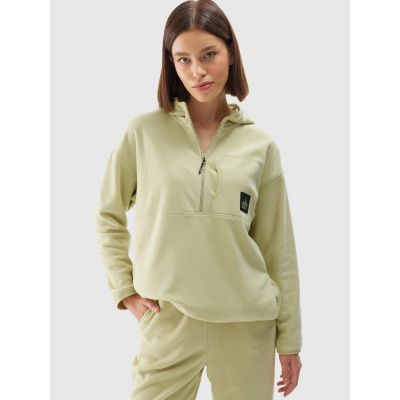 Women's regular hooded fleece 4F 4FWAW24TFLEF248-44S