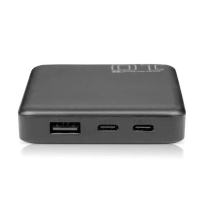 3. EVERACTIVE POWERBANK 10000MAH, 1X USB, 2X USB-C, 20W, QC4+, LCD DISPLAY, BLACK EB-11QB