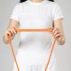 7. 150 cm adjustable neck and shoulder strap with steel plate - orange