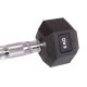 4. HEX RUBBER Dumbbell 6 KG ENERO FIT