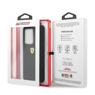 7. Ferrari Hardcase FESSIHCS69BK S20 Ultra G988 black/black Silicone