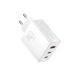 4. Baseus Cube Pro 65W GaN charger 2x USB-C USB-A - white
