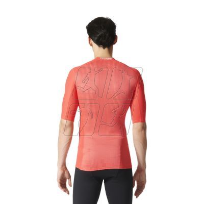 2. Adidas Techfit Chill Tee M AY3673 training shirt