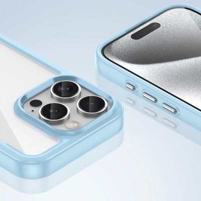 7. Outer Space Case with Gel Frame for iPhone 16 Pro - Blue