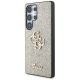 2. Guess Fixed Glitter Big 4G Metal Logo case for Samsung Galaxy S25 Ultra gold