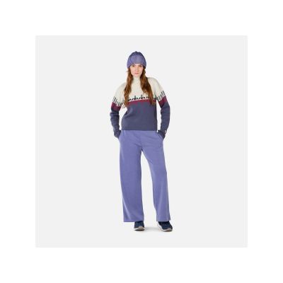 2. ROSSIGNOL W PATTERNED TN SWEATER blue women's sweater