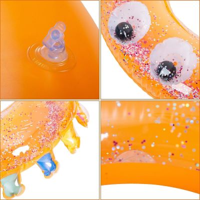 4. SWIMMING RING 93.5x76CM CRAB GLITTER 35638