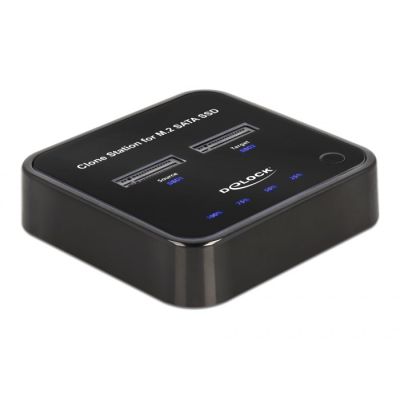 2. DeLOCK M.2 Docking Station for 2 x M.2 SATA SSDs with Clone Function