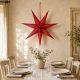 7. DECORATIVE PAPER STAR 75CM RED