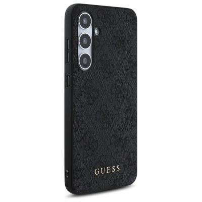 4. Guess GUHCS24FEG4GFGR S24 FE S721 gray/gray hardcase 4G Metal Gold Logo