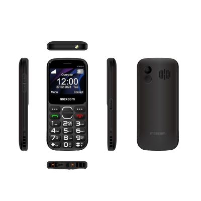 2. MaxCom Comfort MM443 4G 5.87 cm (2.31") 110 g Black Functional phone