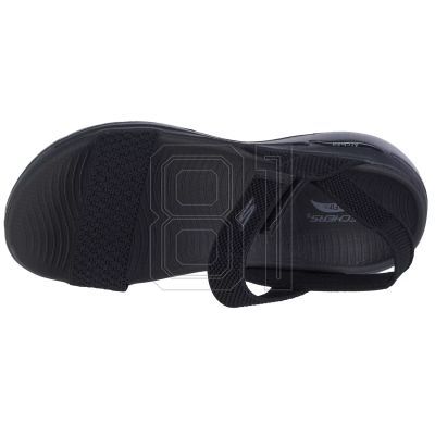 3. Skechers Go Walk Arch Fit Sandal - Polished 140264-BBK Black 39