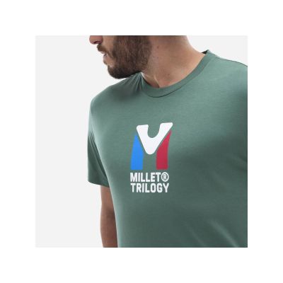 3. MILLET CHAMONIX TRI TS SS M green T-shirt