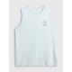 5. Men's sleeveless relaxed smooth t-shirt 4F 4FRSS26TSLEM330-34S