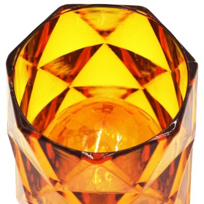10. MINI DECORATIVE LAMP 6 CM AMBER WARM WHITE 1 LED