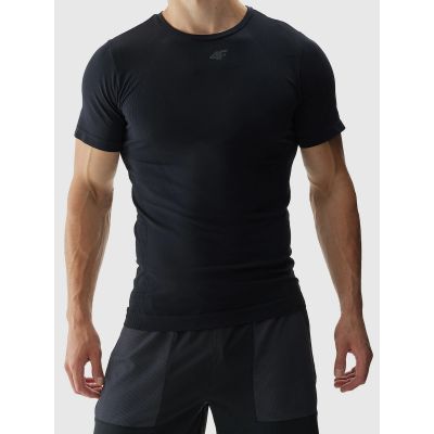 3. Men's seamless training shirt 4F 4FWAW24TFTSM0975-22S