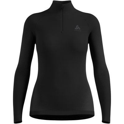 7. Women’s long-sleeve thermal top with mock neck ODLO PERFORMA, black