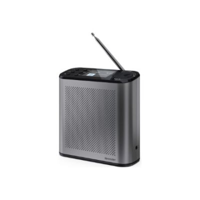 Sharp OSAKA DR-P530(GY) Portable Digital Radio with USB Port, Bluetooth Connection and FM Radio