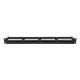 2. LANBERG PATCH PANEL 24 PORT 1U 19" CAT.6A UTP BLACK PPUA-1024-B