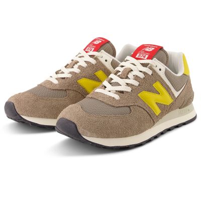 6. New Balance U574 lifestyle brown (U574BYW) unisex sneakers
