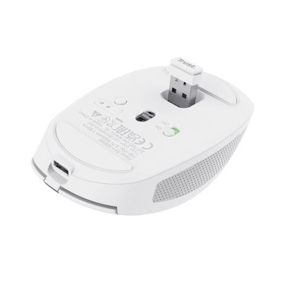 5. Trust OZAA COMPACT Wireless Mouse white