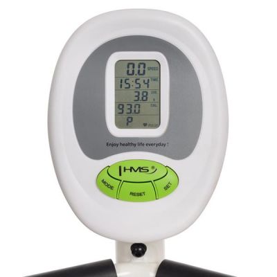 13. HMS R9259 white and green recumbent magnetic bike
