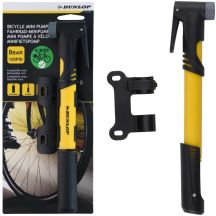 DUNLOP MINI BIKE PUMP 120psi (8bar) YELLOW