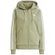 8. adidas Essentials 3-Stripes Full-Zip Fleece Sweatshirt W JP2352