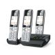7. Gigaset 500A Comfort Trio Cordless Phone - Answering Machine - ECO DECT\GAP\CAT-iq - Silver + 2 additional handsets