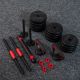 11. HMS SGN130 6-in-1 weight set (barbell, dumbbells and kettlebell) 30kg
