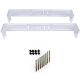 WHITE MOUNTING BRACKETS FOR BENCHK WALL BARS WHW S8