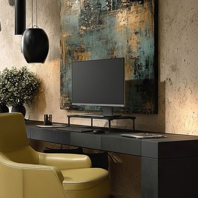 17. MACLEAN MONITOR/LAPTOP STAND, MAX. 20KG, (500X260X122MM), MC-933 MC-933