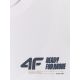 4. Men's regular plain T-shirt 4F 4FRSS26TTSHM3992-10S