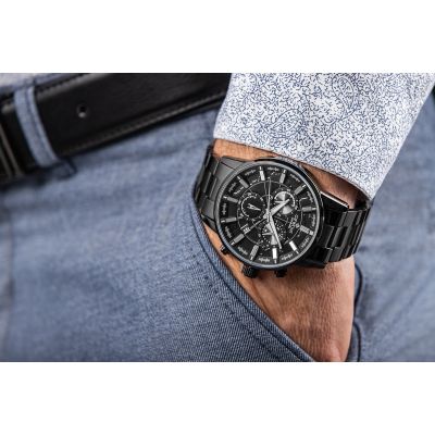 4. Men's Watch Giewont Chronograph Sapphire Black GW4580-B1