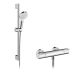3. Hansgrohe Crometta brusersystem with 65 cm Vario brusesat and Ecostat 1001 CL thermostatarmatur til frembygning