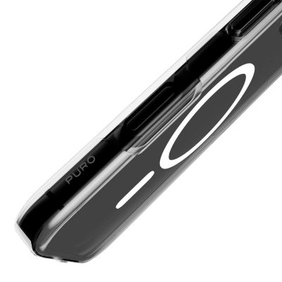 7. Puro Impact Clear D3O TPU+PC MagSafe Compatible Case for iPhone 17 - Transparent