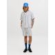 2. Jack&Jones men's shorts JPSTJAIDEN COBA STRIPE JOG SHORTS REG SN 12274413 CLOUD DANCER/STRIPES