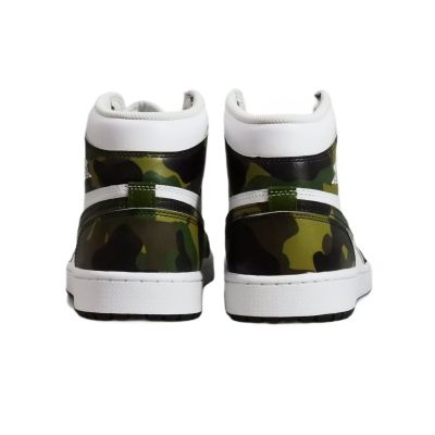 7. Air Jordan 1 High Golf Camo Men's Sneakers - DQ0660-300