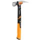 2. Fiskars 1020214 Carpenter's Hammer Black, Metallic, Orange
