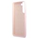 7. Guess GUHCS22MLSLMGLA S22+ S906 lavender/lavender hardcase Silicone Script Metal Logo