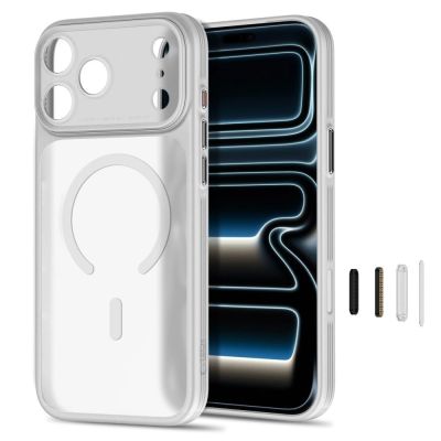 2. Tech-Protect MagPrime MagSafe CC Case for iPhone 18 Pro / 17 Pro - Matte Gray