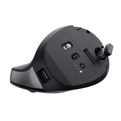 25. Trust BAYO+ ERGONOMIC WIRELESS Black mouse