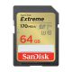 2. Extreme UHS-I 64GB SanDisk SDXC SD card
