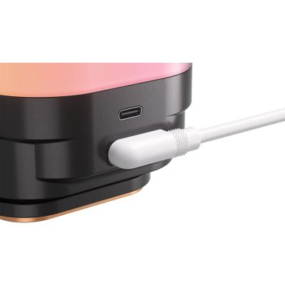 3. Corsair iCUE LINK TITAN 240 RX LCD Processor All-in-one Liquid Cooler 12 cm White 1 pc.