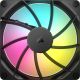 4. Corsair RS140 ARGB Computer Case Fan 14 cm Black 1 pc.